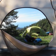 вид из палатки