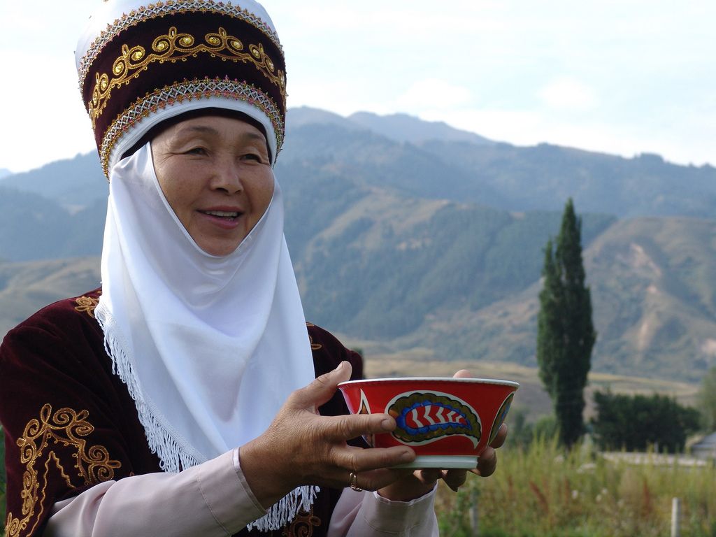 женщины в Кыргызстане